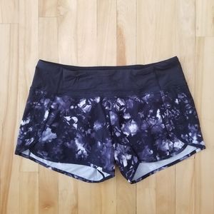 Lululemon Athletica Shorts Black/White/Grey Size 8